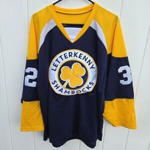 Rabbit #32 Letterkenny Shamrocks Hockey Jersey Men Sz M Stitched